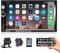 Double Din Car Stereo, 7" Touch Screen 2 Din Car Radio with Bluetooth FM, MP5 Player with USB/SD/AUX Input