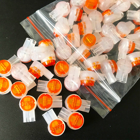 LIUJINCAN 100PCS UY2 K2 Network Cable Connectors - Telephone Wire Gel-Filled Connectors Waterproof Button