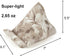 STEPHAN AND THEODORE 7 6.1 5.5 Inches Handmade Phone Pillow Holder - The Wedge Mobile Device Stand - Fabric Phone Stand