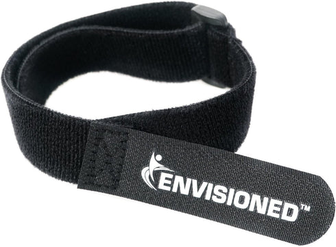 Velour Cinch Straps 2" x 30", 6 Pack, Soft Touch Microfiber Reusable Hook and Loop