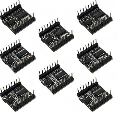 Yuuhseel 8PCS MP3 16P Mini Player Module Audio Voice Music Module Support TF Card Compatible with DFPlayer Code