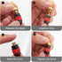 WGGE WG-008 24K Gold Safety Speaker Connector Banana Plugs for Speaker Wire, 12 Pairs