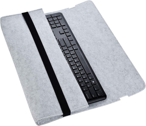 WESAPPINC Keyboard Sleeve Travel Bag, Dust Cover for Full-Size Mechanical and Standard Gaming Esports Keyboards (L)