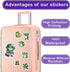 50 PCS Frog Stickers Pack Vinyl Decal Waterproof for Water Bottles Laptops Phone Case Luggage Scrapbook Decorations
