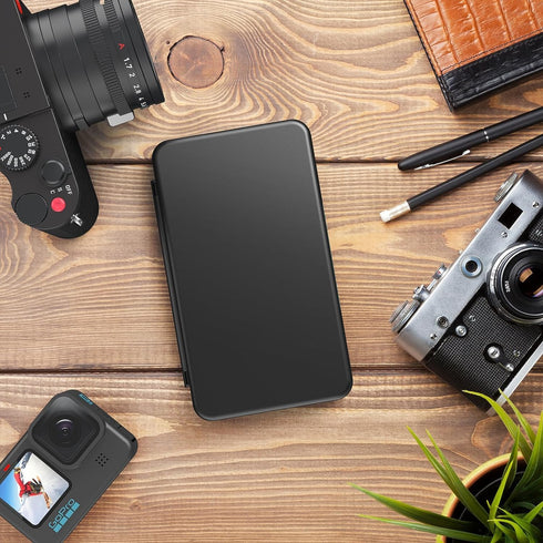 HEIYING Memory Card Case for SD and TF Cards, Portable Holder with 20 SD & 20 Micro SD Card Slots
