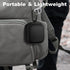 Woyinger Square Earbud Case Portable EVA Storage Bag Cell Phone Accessories Organizer with Carabiner for Wired/Wireless