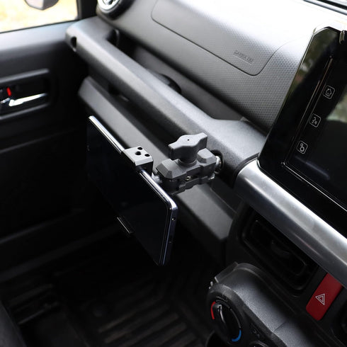 Custom Designed Car Phone Holder for Suzuki Jimny JB64 JB74, Aluminum Smartphone Stand, 2019-2024 Accessories