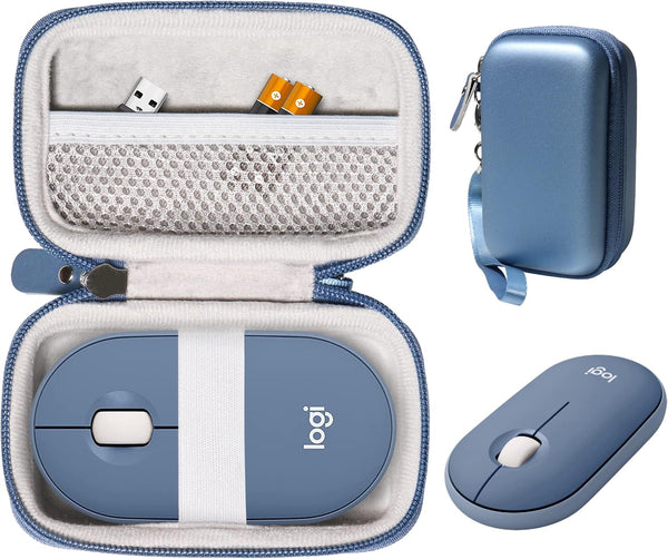 CaseSack Mouse Case for Logitech Pebble, M350, M355, i345 Wireless Bluetooth Mouse (Blue)