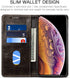 iPhone XR Case, SINIANL Leather Wallet Folio Case with Stand and ID Credit Card Slot for iPhone XR 6.1 inch 2018