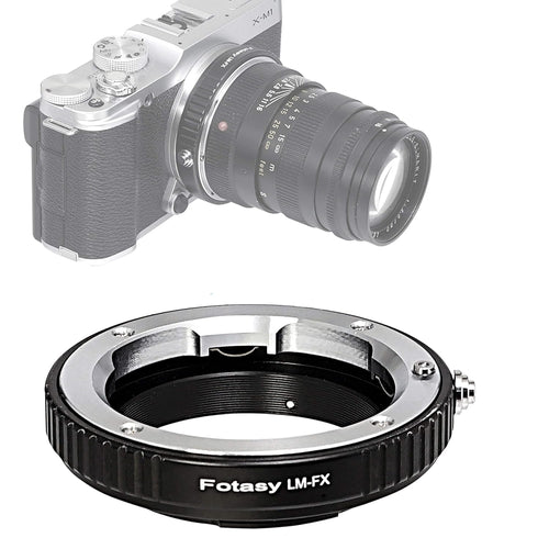 Fotasy Copper Leica M Lens to Fuji X Adapter, Compatible with Fujifilm X-Pro1 X-Pro2 X-E1 X-E2 X-E3