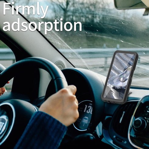 Waterproof Case for Samsung Galaxy A14 4G/5G, Snowproof, Dustproof, Shockproof, Full Body Protection, Black