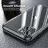 FanTEK 15 6.1 Inch Compatible with iPhone Case, Soft Clear Crystal TPU Phone Cases