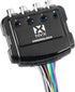 NVX XMICROLOC4 600W 4-Channel Speaker Cable to RCA Adjustable Line Output Converter with Remote Turn On Trigger