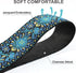 Padwa Lifestyle Camera Strap - 2" Full Grain Leather Ends, Vintage Embroidered Cotton Weave, Padded Strap for All