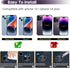 Suoman for iPhone 14/iPhone 14 Plus Camera Lens Protector, Premium Tempered Glass Metal Cool Camera Lens Protector for iPhone 14 6.1 inch /14 Plus 6.7 inch - Black