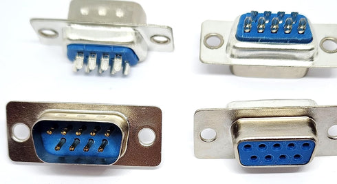 Pc Accessories 10 Pairs DB9 Male and Female D-Sub Solder Type Connector, 20-Pack