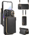Furiet Wallet Case for Samsung Galaxy A53 5G, with Shoulder Strap, PU Leather Zipper Flip Organ Purse