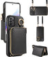 Furiet Wallet Case for Samsung Galaxy A53 5G, with Shoulder Strap, PU Leather Zipper Flip Organ Purse