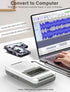 Gracioso Cassette Cassettes/USB/SD Cassette MP3 Cassette Player Recorder Converter,Record to Card via Mic, Portable