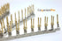 Connectors Pro D-Sub 2mm Male Crimp Pins, 200 Gold Tin Plated DB Connectors