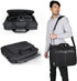 Targus Ergonomic Slim Briefcase - Spacious Laptop Messenger Bag with Foam Padding