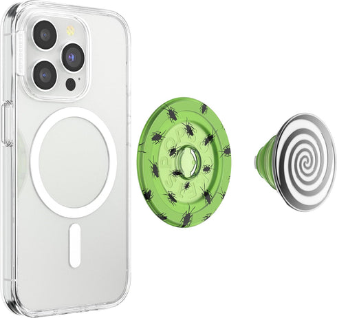 Strange & Unusual PopSockets Round Phone Grip, Compatible with MagSafe, Adapter Ring Included, Wireless Charging Holder