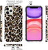 J.west Leopard Case for iPhone 11 Pro Max 6.5", Cute Sparkle Translucent Clear Stylish Cheetah Design