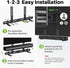 USX MOUNT Universal Soundbar Mount, TV Bracket for Soundbar with Speaker, Fits 2 Installation Options