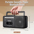 Gelielim Cassette Tape Player Bluetooth Boombox, AM/FM/SW Radio Stereo, Tape Player/Recorder with Big Speaker, Earphone