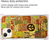 Aesthetic Vintage Hippie Peace Case for iPhone 15, Unique Psychedelic Trippy TPU Bumper Cover, Trendy Design.