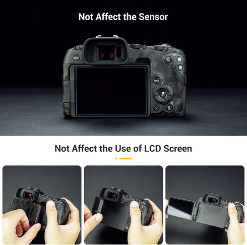 R8 JJC Camera Eyecup Eyepiece Viewfinder for Canon EOS & RP Mirrorless Camera with Extended Soft Silicone Design
