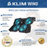 KLIM Wind Laptop Cooling Pad - New Version 2024 - The Most Powerful Rapid Action Cooling Fan with 4 Cooling Fans at