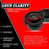 MB Quart XK2-108 3.5-Inch 140 Watt 2-Way Coaxial Speaker System for Superior Car Audio Performance