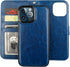 Bocasal Detachable Wallet Case for iPhone 13 Pro Max - RFID Blocking Card Slots, Premium PU Leather Magnetic Cover