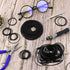 Sliverdew 100 Cassette Cassette 40-135 mm Cassette 1mm 4mm Pcs Recorder Rubber Belts Recorder Repair Maintenance Mix
