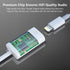 USB C to Lightning Audio Adapter, Type C Male to Lightning Female Converter for iPhone 15/15Pro