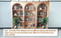 YCUCUEI 7x5ft Fabric Arched Bookshelf Backdrop School Library Books Modern Office Plants Video Conference Photography