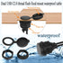 QIANRENON 2 USB C Threaded Flush Mount Waterproof Cable, Dual USB C 2.0 Male to Female Car Dash Mount Extension Cable