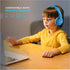 Altec Lansing Kids Headphones - Blue, Volume Limiting for Ages 3-5, Ideal for Learning at Home, Over the Ears Design.