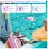 Vessena IPX7 Wireless Speaker with Lights, Waterproof Floating Pool Speaker, Portable Wireless Hot Tub Speaker