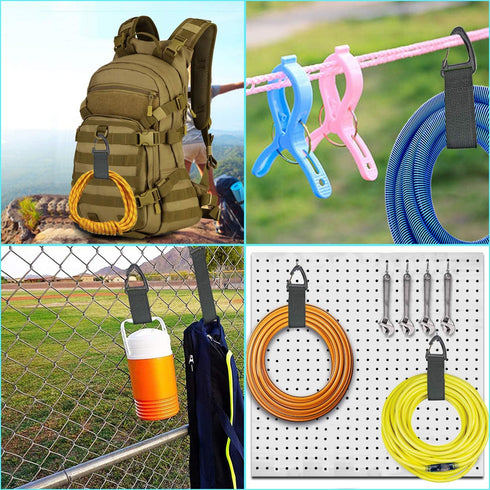 Extension Cord Organizer, 8 Pack Heavy Duty Storage Strap for 100ft Extension Cord or 35ft Hoses
