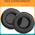 TaiZiChangQin Thicker Upgrade Ear Pads Ear Cushions Mic Foam Replacement Compatible with Mpow 071 USB Headphone (Protein Leather Earpads Black)