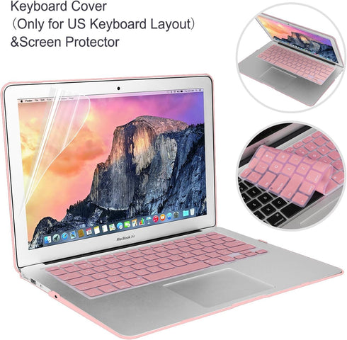 iCasso 12 Inch 5 1, 12'' A1534 Compatible with MacBook Case Bundle in Ultra Slim Plastic Hard Cover with Sleeve,Screen