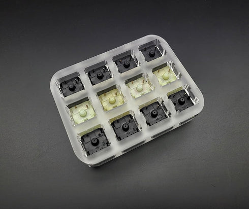 Max keyboard Cherry MX Switch Tester, 12-Key Switch Testing Tool, Mechanical Keyboards, Printed PBT Keycaps with Cherry