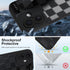 OOK 17 6.3inch Compatible with iPhone Silicone Phone Case with Strap, Trendy Checkerboard Pattern for Women Girls