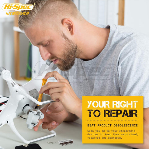 Hi-Spec 32pc Electronics Repair & Opening Tool Kit Set for Laptops, Phones, Devices, Precision Screwdrivers