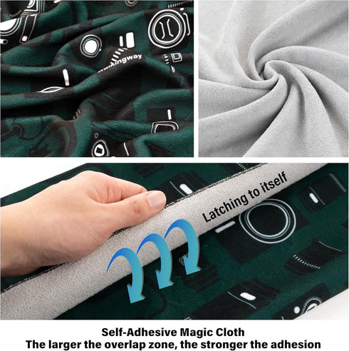Protective Wrap, Magic Self-Adhesive Cloth, 13.39"x13.39" Anti-scratch Lens Camera Wrap