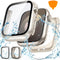 2-Pack Goton Waterproof Apple Watch Case for SE Series 6 5 4, 40mm 360 Protective Glass Face Cover + Back Bumper