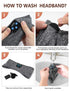 Voerou Sleep Headphones, Bluetooth Headband, Sleeping Headphones with Ultra-Thin Speakers for Side Sleepers, Headband