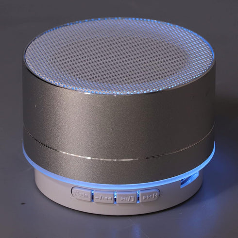 YWBL-WH Mini LED Bluetooth Speaker, USB Wireless Subwoofer for Room and Car